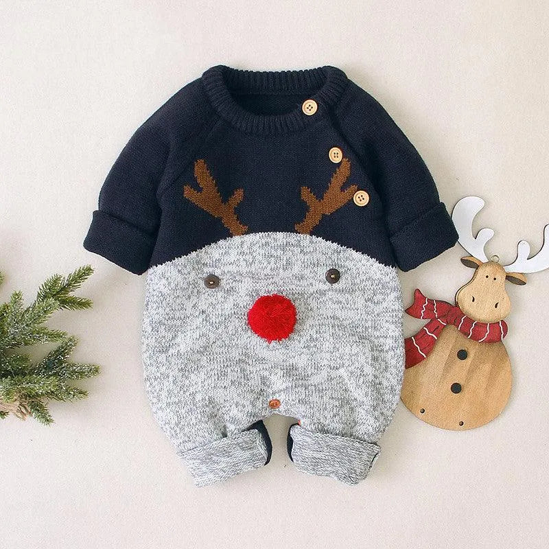 Reindeer Jumpsuit - CUTE CUB CLUB