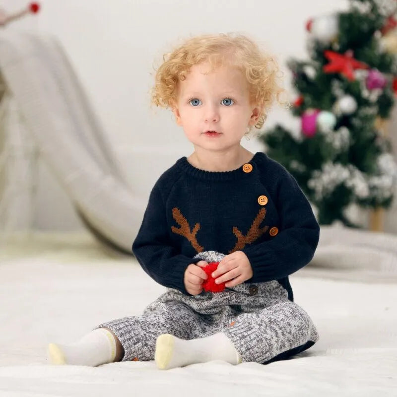 Reindeer Jumpsuit - CUTE CUB CLUB