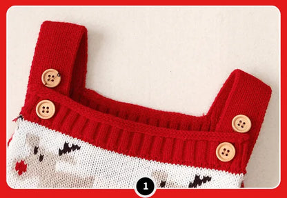 Knitted Reindeer Jumpsuit - CUTE CUB CLUB