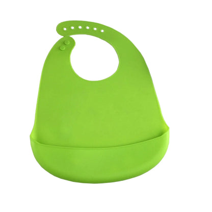 Silicone Baby Bib with Food Catcher Pocket - CUTE CUB CLUB