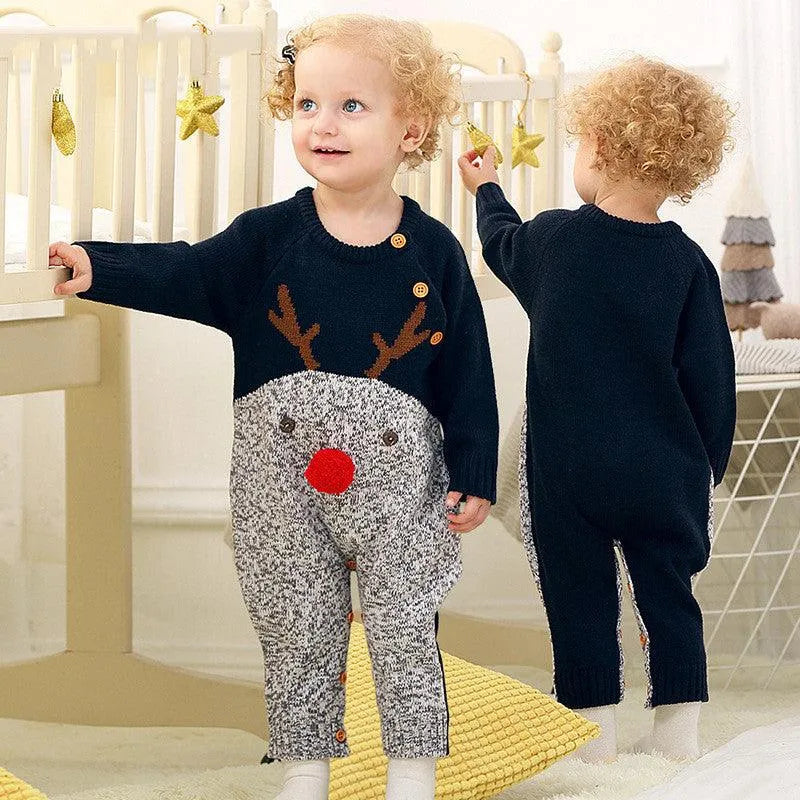 Reindeer Jumpsuit - CUTE CUB CLUB