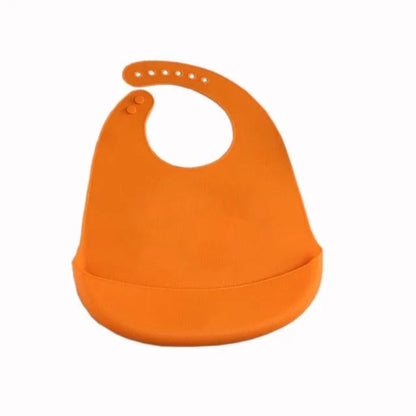 Silicone Baby Bib with Food Catcher Pocket - CUTE CUB CLUB