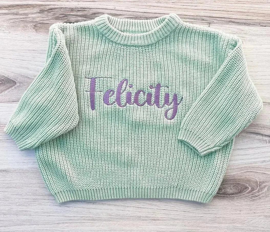 Personalised Jumper for Babies and Toddlers - CUTE CUB CLUB