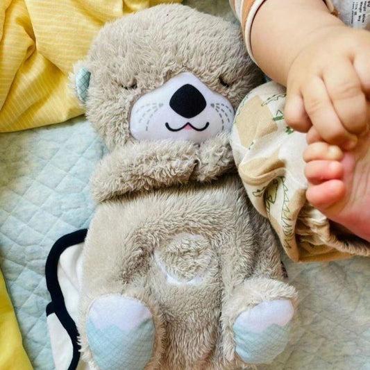 Soothing Otter Comforter Toy with Sensory Breathing and Music - CUTE CUB CLUB