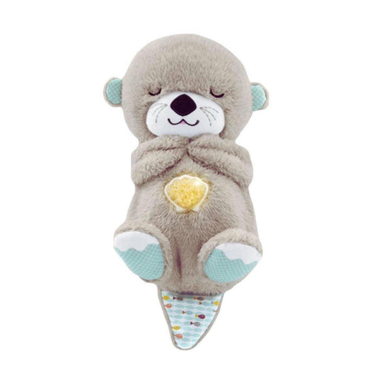 Soothing Otter Comforter Toy with Sensory Breathing and Music - CUTE CUB CLUB