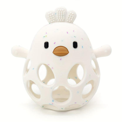 Silicone Chick Baby Grasping Teething Toy - CUTE CUB CLUB