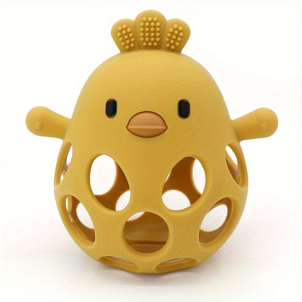 Silicone Chick Baby Grasping Teething Toy - CUTE CUB CLUB